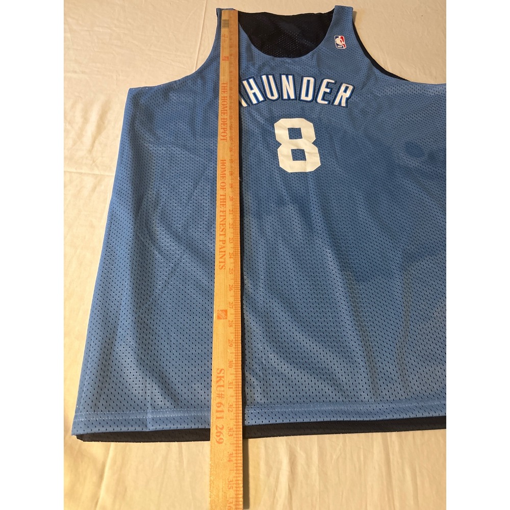 Alleson Athletic OKC Thunder Jersey Mens 2X Blue Reversible Number 8 - Picture 3 of 13